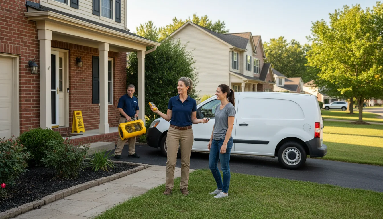 Residential water damage restoration in Mccook, NE